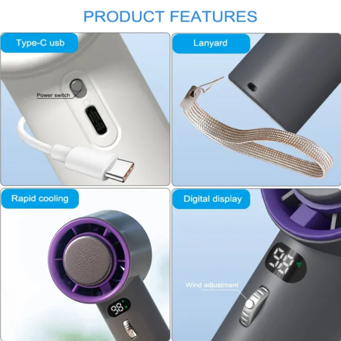 Adjustable Handheld Fan